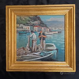 Giovanni Picucci dipinto olio su legno