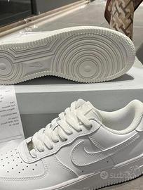 Nike Air Force 1 bianche, taglia 45