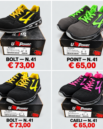 scarpe antinfortunistiche U-Power