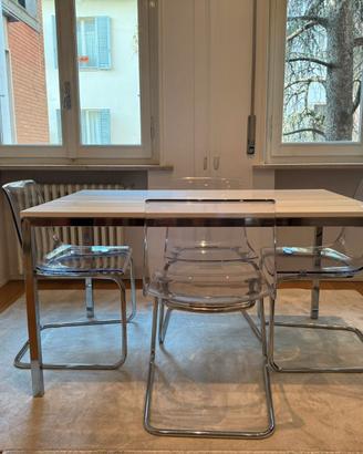Tavolo con 4 sedie ikea