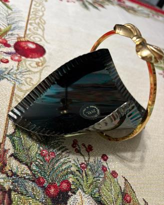 Portatovaglioli vintage in oro 24kt