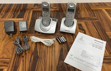 Panasonic Cordless doppio ricevitore KX-TG1100JT