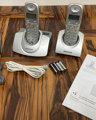 Panasonic Cordless doppio ricevitore KX-TG1100JT