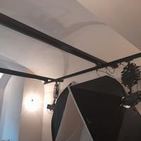 Sistema aereo sala posa x luci studio fotografico