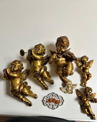 Lotto statuine di angeli