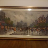 Quadro per sala "Parigi" autore Antonio De Vity
