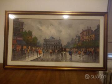 Quadro per sala "Parigi" autore Antonio De Vity