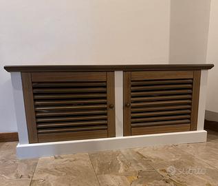 Scarpiera in legno massello