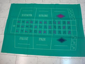 TAPPETI LANA PER ROULETTE DAL NEGRO