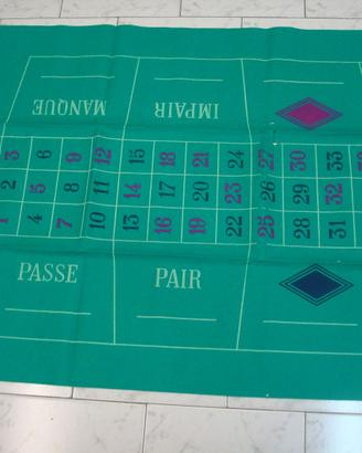 TAPPETI LANA PER ROULETTE DAL NEGRO