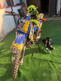 Lem cross 50 marini compreso di stivali e casco