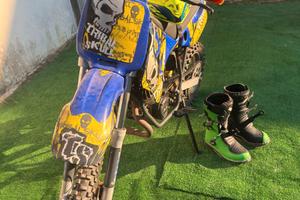 Lem cross 50 marini compreso di stivali e casco