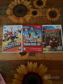 Lotto 3 Giochi Nintendo Wii