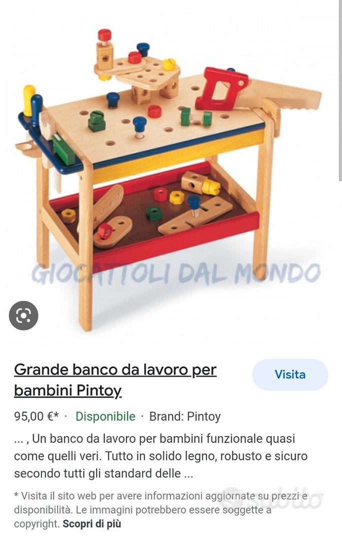 Banco lavoro in legno gioco - Tutto per i bambini In vendita a Como