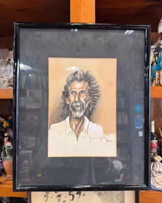 Quadro Caricatura costantino spada acquerello