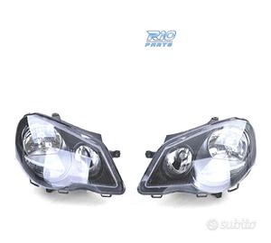 FARI VOLKSWAGEN VW POLO 9N3 05-09 COLORE NERO OPAC