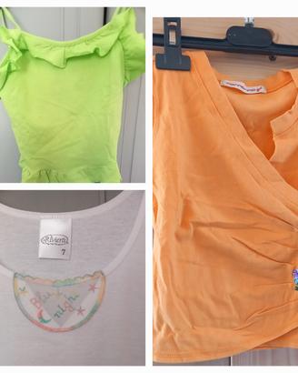 Set abbigliamento bambina 3 pezzi T-shirt 