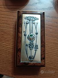 Scatola di legno vintage Castellani