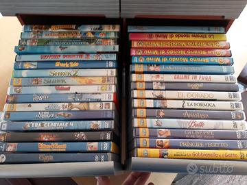 Oltre 140 DVD molti cartoni an, film di animazione