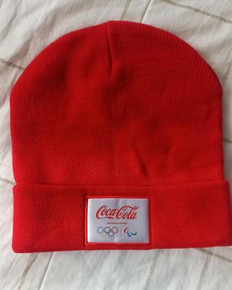 Berretto Coca Cola olimpiadi Milano Cortina 2026