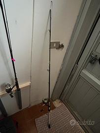 Canna da pesca spinning lago