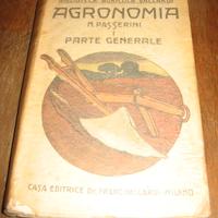 AGRONOMIA I PASSERINI VALLARDI 1929 AGRIMENSURA