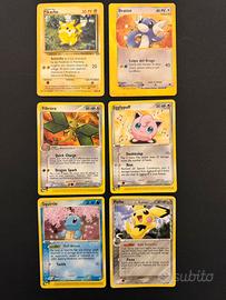 Carte Pokemon originali vintage anni 2000