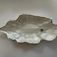 portasaponetta in vetro e argento