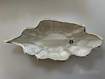 portasaponetta in vetro e argento