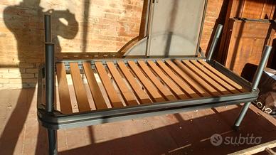 2 reti singole con piedi h 40 