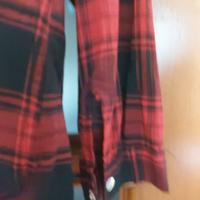 camicia rossa e nera tg.46
