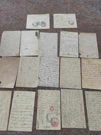 Lotto 15 Cartoline Militari e Buste Grande Guerra 