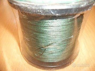 filo trecciato  pesca dyneema  1370 mt 0,26 mm