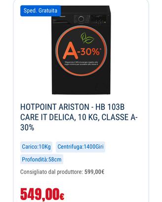 Lavatrice Hotpoint Ariston
