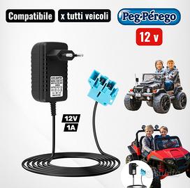 Compatibile PEG PEREGO Caricatore 12 V Universale