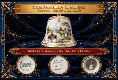 Campanella Limoges  Francia disegnata a mano