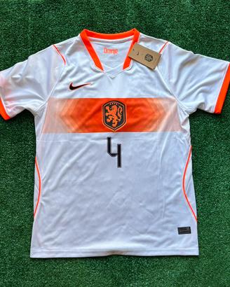 Maglia Away Virgil Van Dijk Olanda 2026