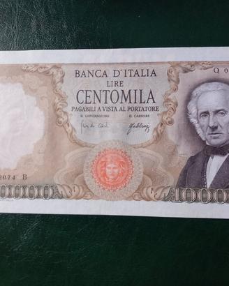 100.000 lire Manzoni 1967 molto rara