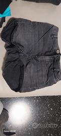 Pantaloncino nero jeans 