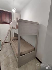 Letto a castello con armadio 