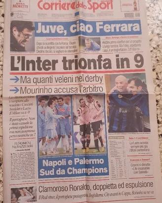Corriere dello Sport derby 25 gennaio 2010
