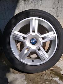 n° 4 cerchi lega FIAT 4 fori+ n° 4 pneum estivi