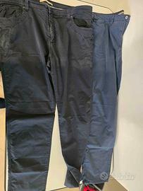 2 Pantaloni uomo taglia 66 made in Italy perfetti