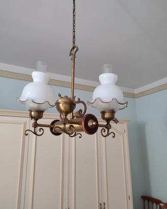 lampadari in ottone  anni 70-80