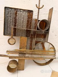 Aplique scultura artigianale anni 80 pezzo unico