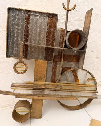 Aplique scultura artigianale anni 80 pezzo unico