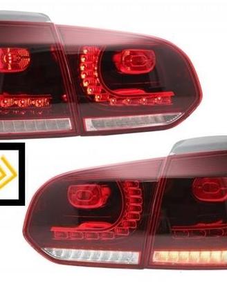 Fari posteriori led vw golf 6 freccia dinamica