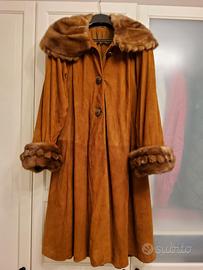 Cappotto donna in renna e visone