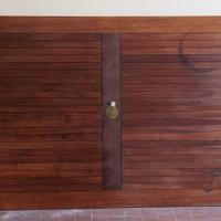 Tavolo da giardino in legno + sedie