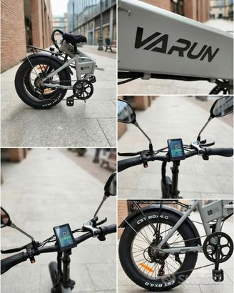 Bicicletta elettrica Varun pieghevole 